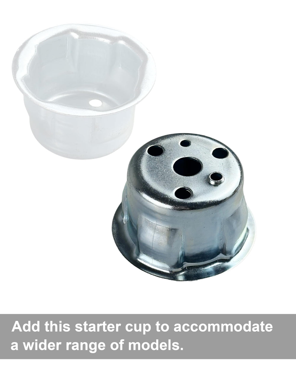 YAMAKATO recoil starter cup detail enabling smooth cord return