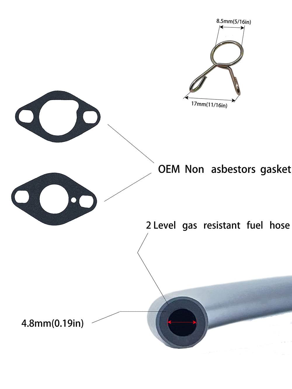 YAMAKATO 79cc carb replacement aids steady startup in small engines