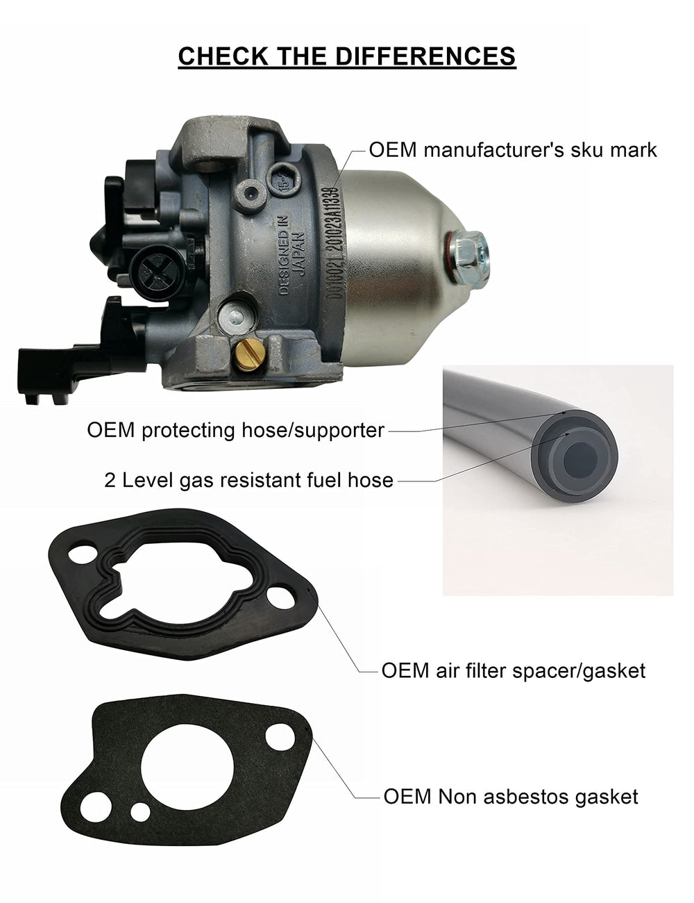 YAMAKATO Huayi P19 44mm center-to-center mounting holes for easy install.