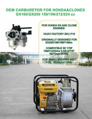 YAMAKATO Huayi P19 with fuel line hose and protective pipe for secure fuel delivery.