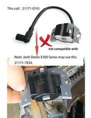 YAMAKATO ignition coil for John Deere X300 maintains steady spark under load.