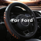 Yangday leather steering cover for Ford fits 15.5–16 inches with premium grip