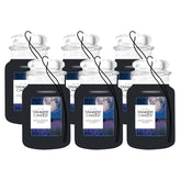 Yankee Candle Car Jar Midsummers Night front view promotes long-lasting car fragrance.