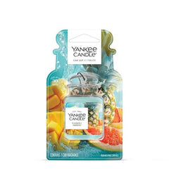 Yankee Candle Car Jar Ultimate Bahama Breeze in-car display freshens your ride.