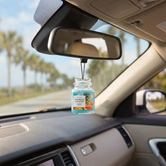 Yankee Candle Car Jar Ultimate Bahama Breeze in-room display adds inviting scent.