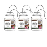 Yankee Candle Car Jar Ultimate Coconut Beach fragrance front view for a fresh car interior