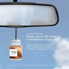 Yankee Candle Car Jar Ultimate Leather packaging on shelf in store