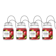 Yankee Candle Car Jar Ultimate Macintosh four-pack ready to freshen your car’s interior.