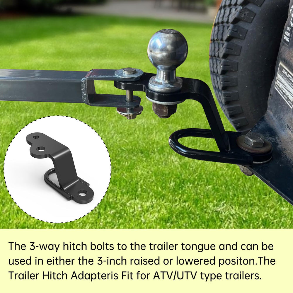 Yantuo 3/4 inch ball hole supports flexible towing accessories.