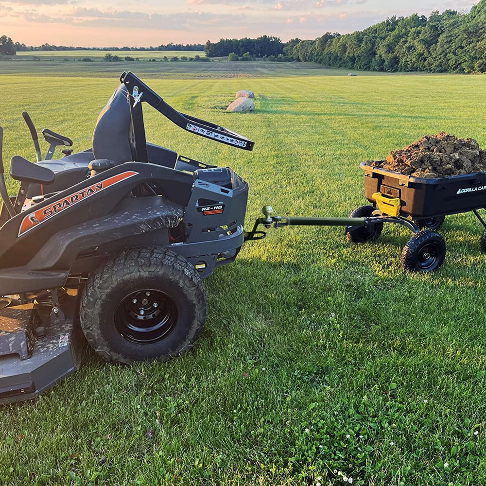 Yantuo included three-way hitch ready for immediate use.