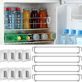 Yaocom RV refrigerator bars extendable secure items on shelves during travel
