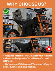 YAORISE Gut Seat Cover PVC leather durability resists impacts and wear