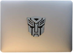 YARAKETA Autobot emblem sticker in chrome for bold vehicle styling