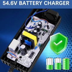 YAREMYEYE 54.6V charger 3-pin XLR fits popular 48V scooter models