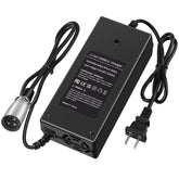 YAREMYEYE 54.6V charger front view supports quick top-ups for daily rides