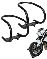 YATOINTO 2 pack wheel chock stabilizes front tire on E track rails