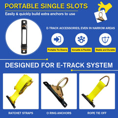 All-in-one kit layout showing rails, rings, and straps for quick setup.