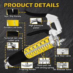 YATOINTO coupler helps leak-free connections during use.