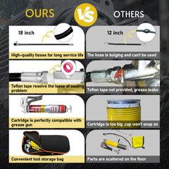 YATOINTO coupler ensures quick, secure cartridge connections to reduce spills.