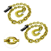 YATOINTO Grade 80 trailer chain 35in for heavy-duty towing reliability