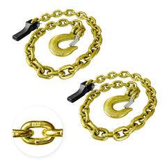 YATOINTO Grade 80 trailer chain 35in for heavy-duty towing reliability