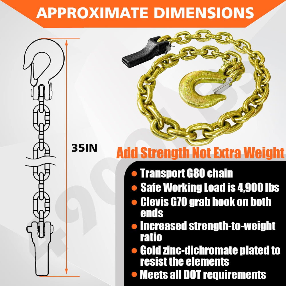 YATOINTO high tensile transport chain suitable for demanding cargo
