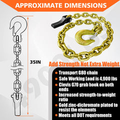 YATOINTO high tensile transport chain suitable for demanding cargo