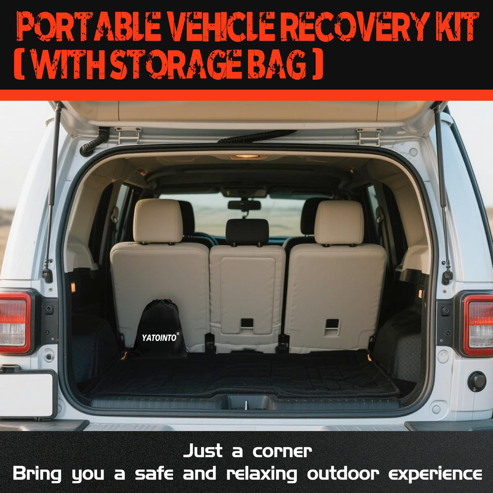 YATOINTO off-road recovery kit ready for adventures and emergencies.