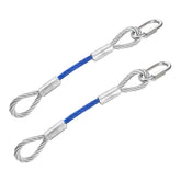 YATOINTO trailer safety cables with 12-inch extension and snap hooks for secure towing
