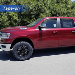 YQAUTEC Ram window visors provide rain protection and ventilation while parked