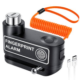 YBLNTEK fingerprint disc lock front view for fast, keyless access