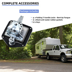 Ycsmyyds 12-key set for convenient access and replacement.