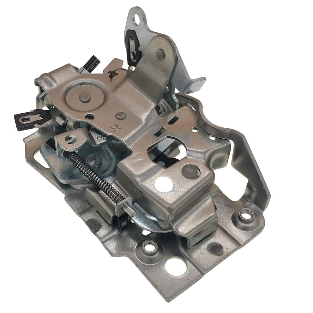 YCT front-right door lock latch close-up highlighting durable construction for longevity.