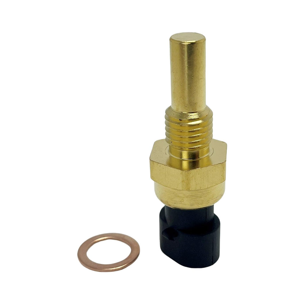 YCUPONE coolant temperature sensor close-up with durable connectors for reliable engine readings.