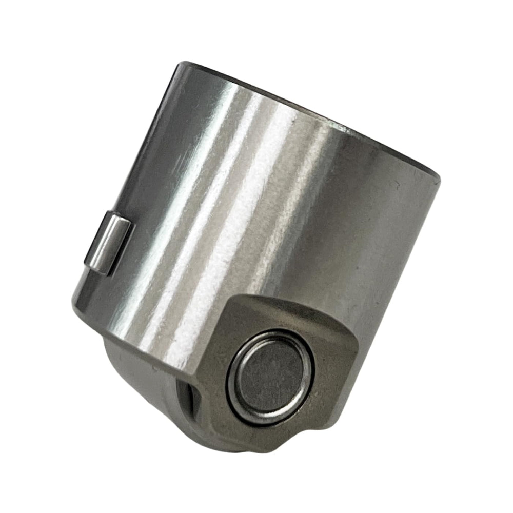 YCUPONE cam follower side profile shows compact, low-friction design for smooth engine performance.