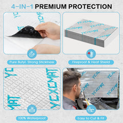YCXCMAT 10-sqft kit with pre-cut sheets for simple trimming.