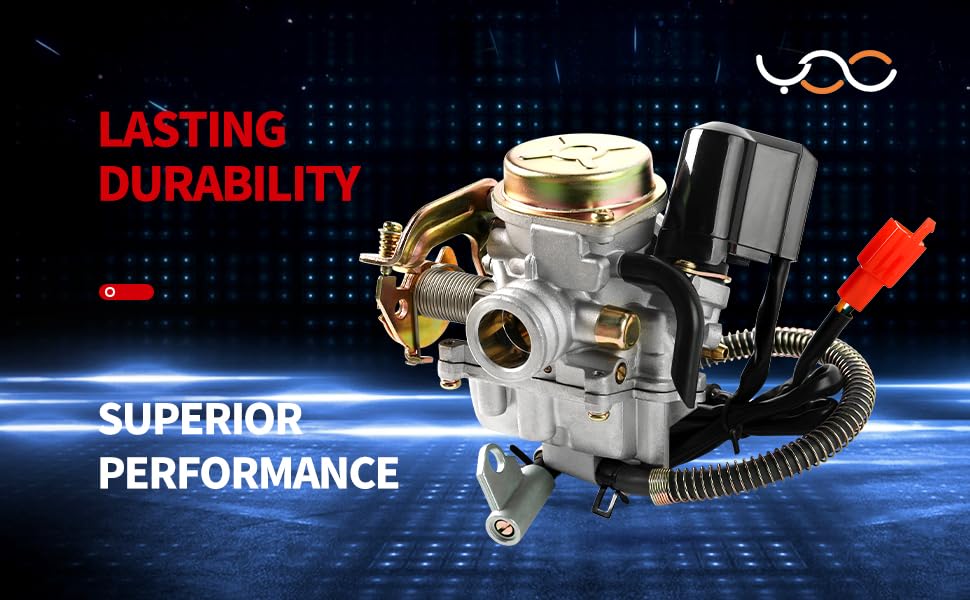 YDO 50cc carburetor box contents include intake manifold.