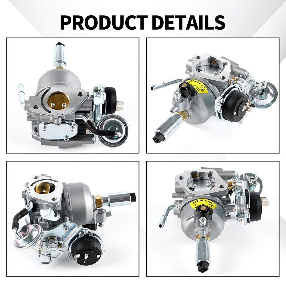 YDO carburetor installation close-up, showing fast compatibility with Marquis Gold models.