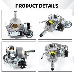 YDO carburetor installation close-up, showing fast compatibility with Marquis Gold models.