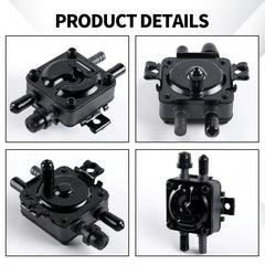 YDO installation-ready fuel pump designed for straightforward mower swaps