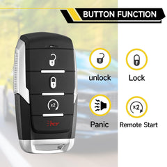 YDTHTLAH key fob buttons close-up highlighting tactile feel.
