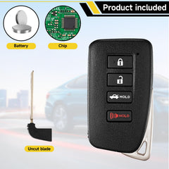 YDTHTLAH fob with battery preinstalled for quick use.