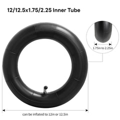 YeYouC inner tube with angled CR202 stem, easy installation on compatible scooters.