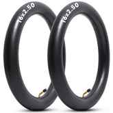 YeYouC 16x2.50 inner tubes twin-pack ready for quick replacement.