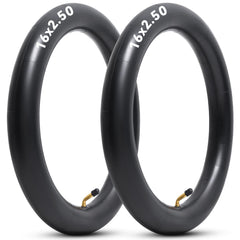 YeYouC 16x2.50 inner tubes twin-pack ready for quick replacement.
