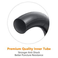 YeYouC 16x2.50 tube on a bike wheel for smooth ride.