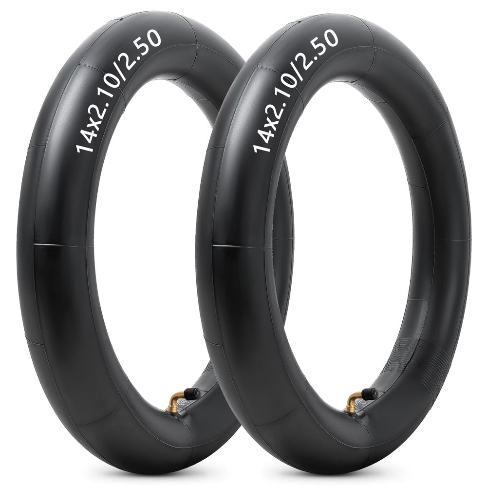 YeYouC heavy-duty 14x2-50 inner tube front view for durable rides