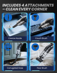 Yedop large dust cup makes emptying quick and mess-free.