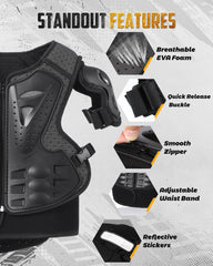 Yeesport elbow guard detail showing flexible protection for joints.