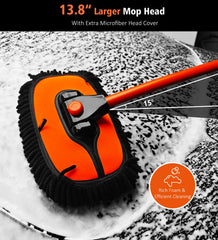 YeewayVeh 15-degree curved brush head prevents scratches during washing